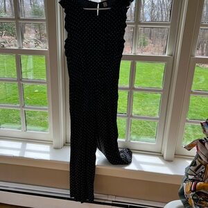 Black Polka Dot Jumpsuit